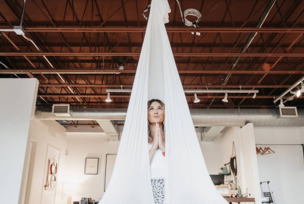 aerial yoga class in downtown toronto